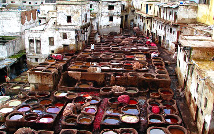 Fez ~ The oldest Tanneries in the world ~ UNESCO World Heritage 